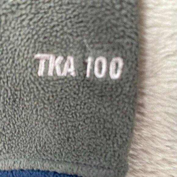 The North Face Mens Half-Zip Fleece Pullover M Blue/Gray - Picture 7 of 7